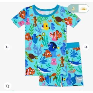Little Sleepies NEMO REEF Short Sleeve/ Shorts Pajamas SIZE 7/8- NIB-IN HAND